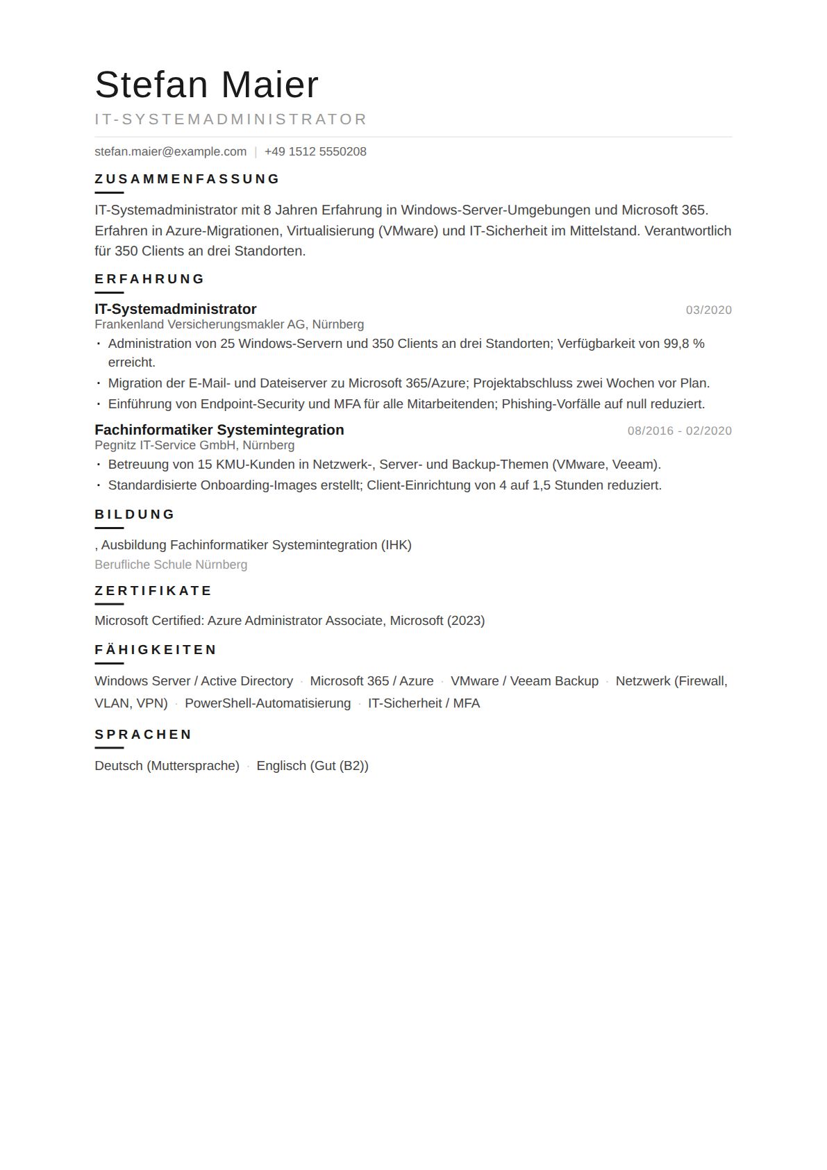 IT-Systemadministrator