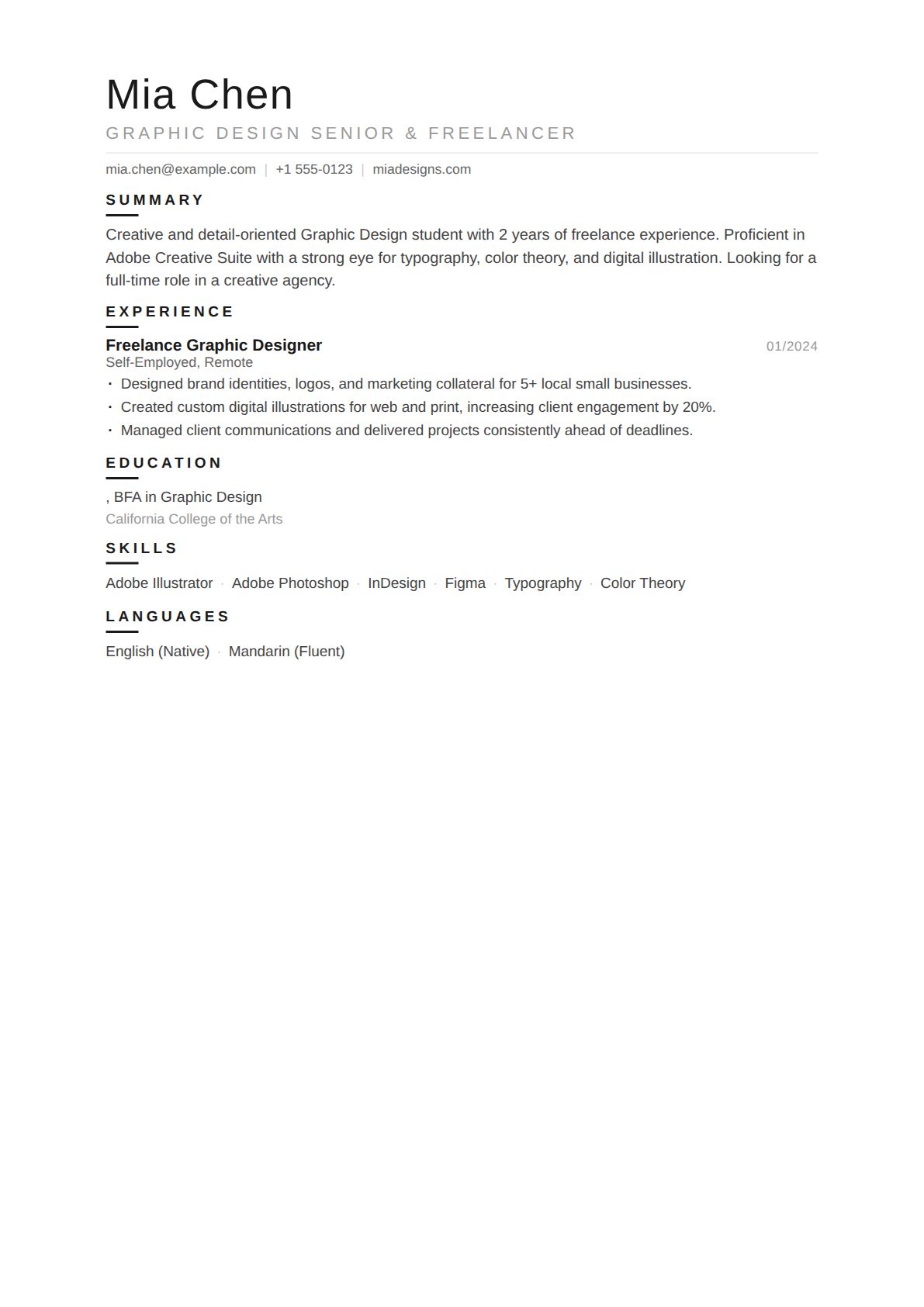Junior Graphic Designer