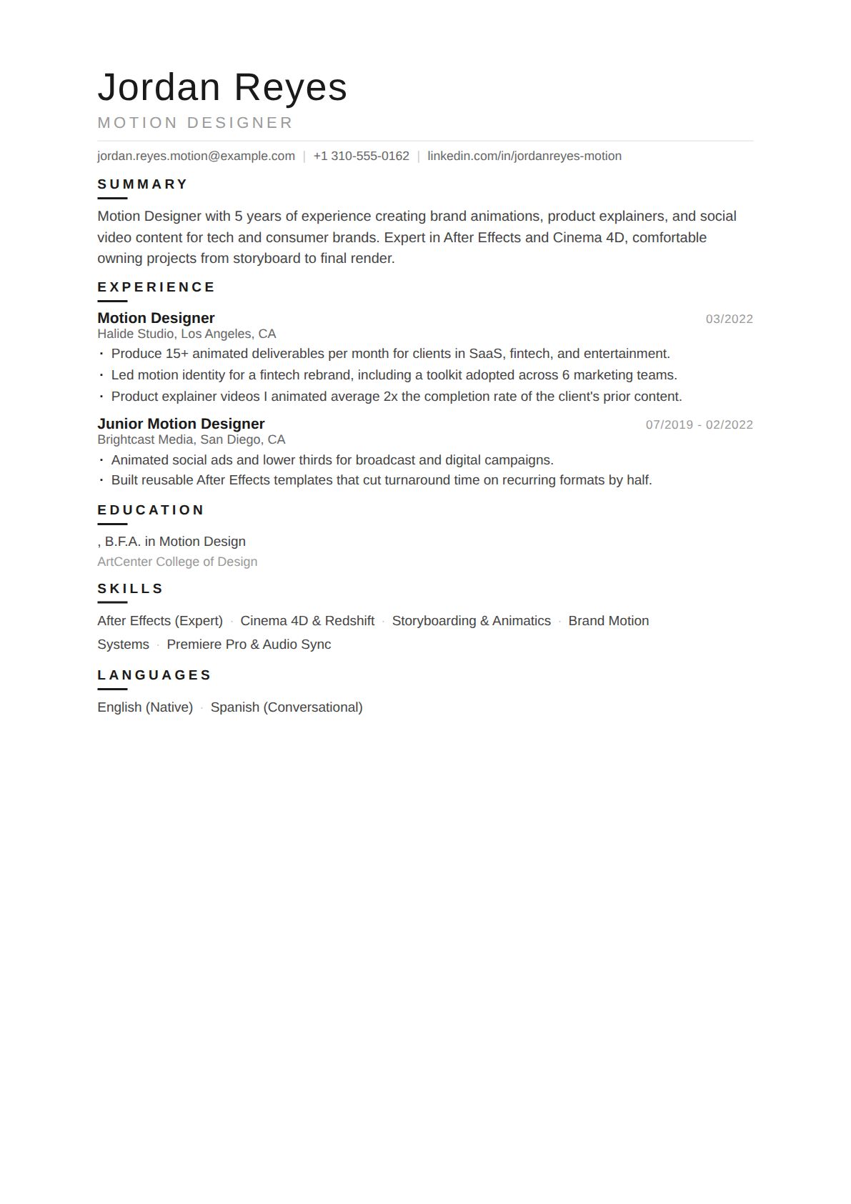 Motion Designer