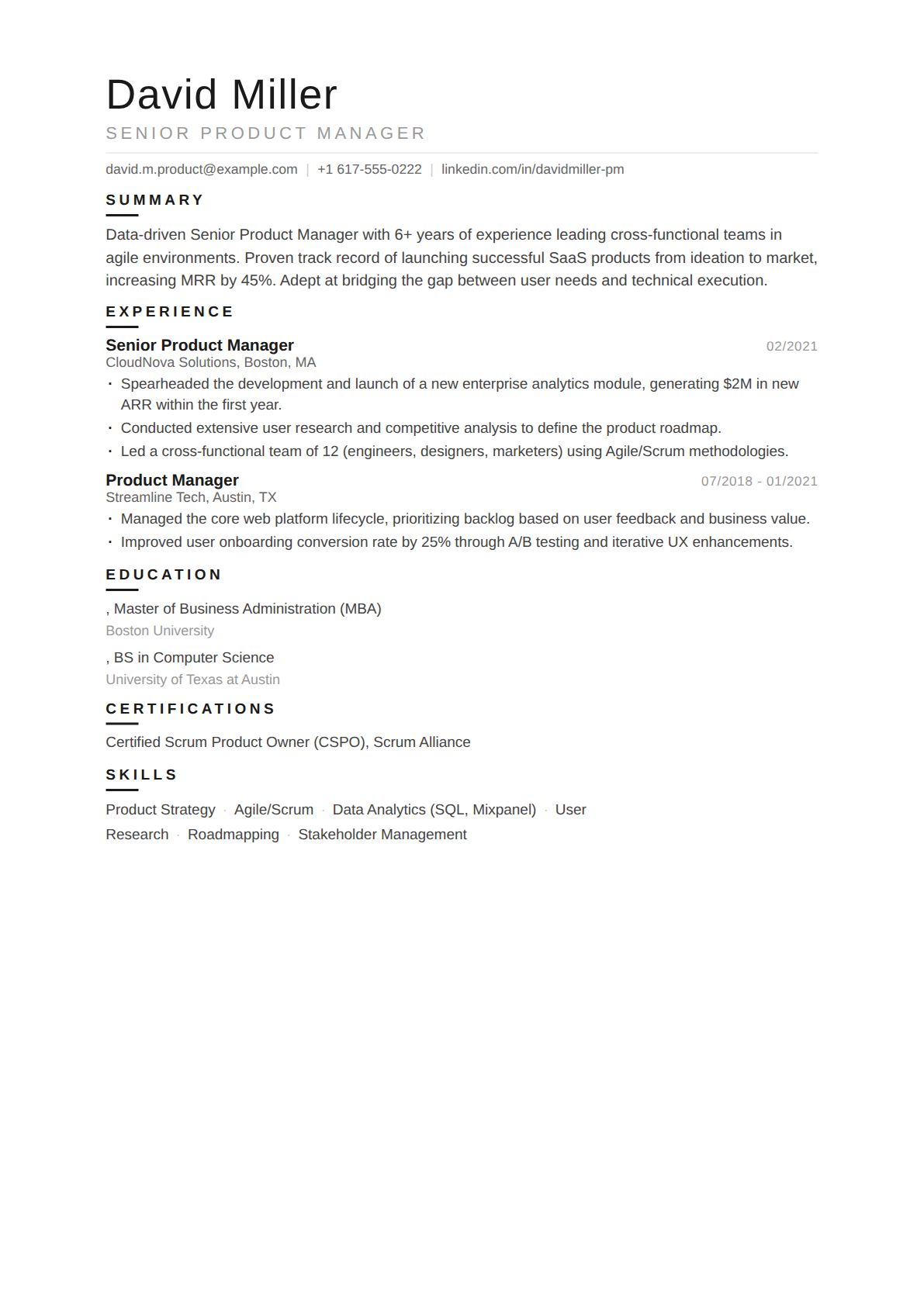 Senior Product Manager