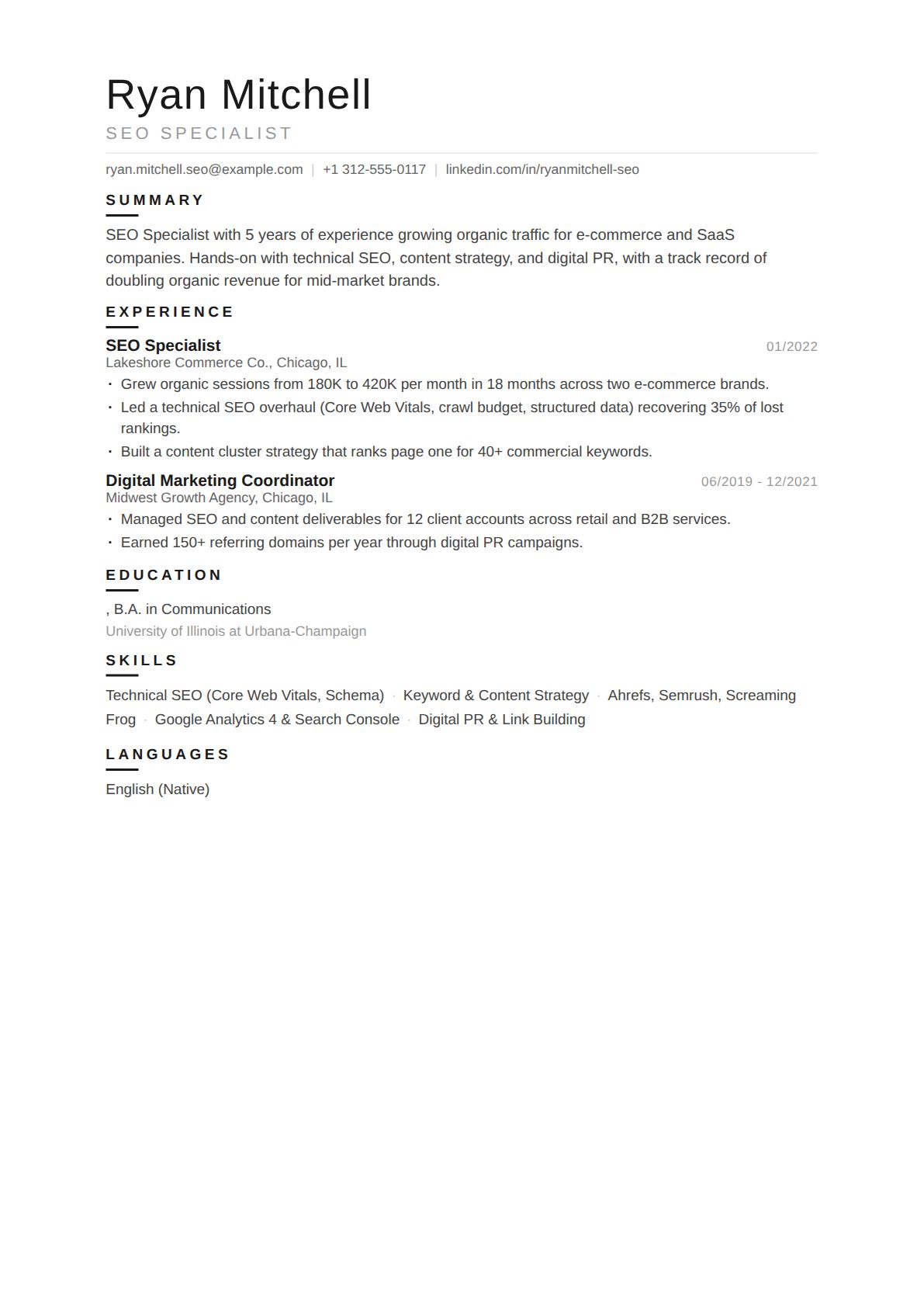 SEO Specialist
