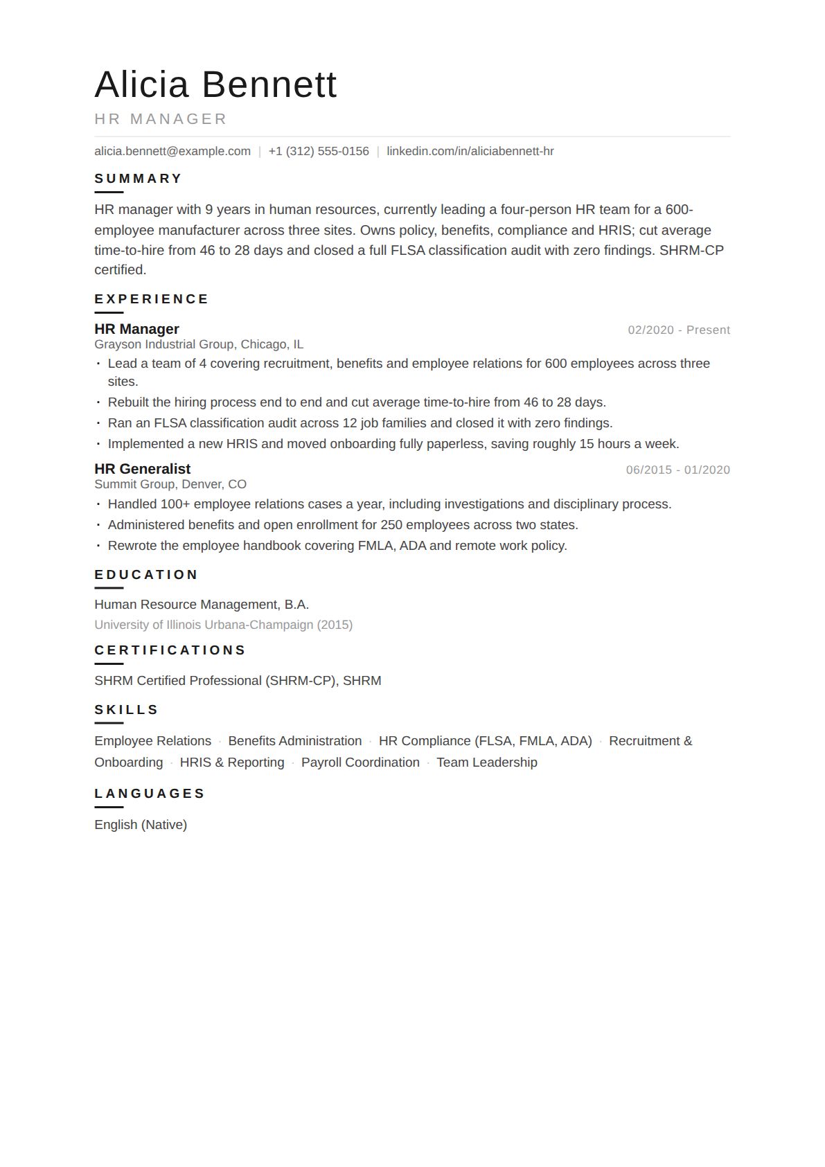 HR Manager